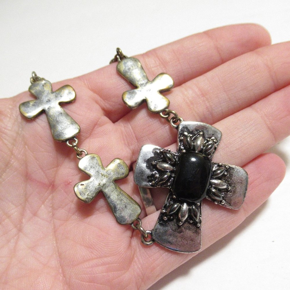 Multi Crosses Necklace